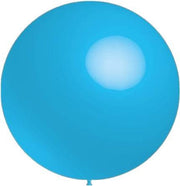 Mega grote ronde festivalballonnen licht blauw 130 cm professionele kwaliteit
