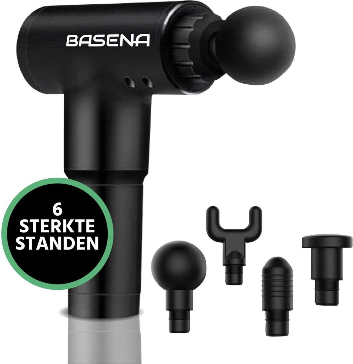 Basena – Massage gun – sport en relax massage - zwart