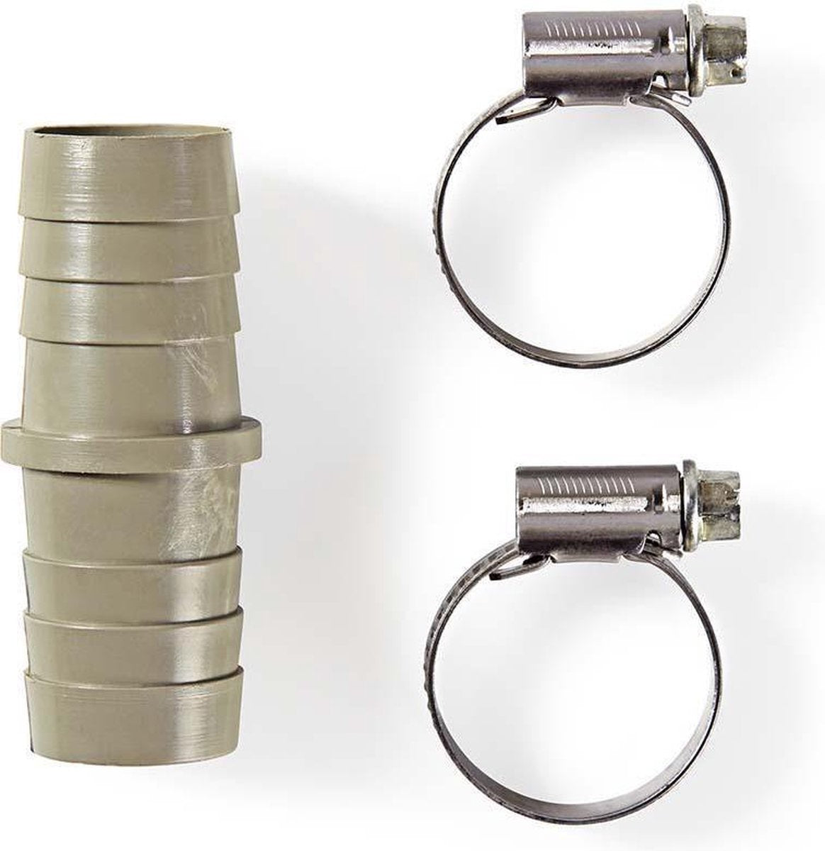 Slangverlengstuk | 2 slangklemmen | 19 mm - 19 mm