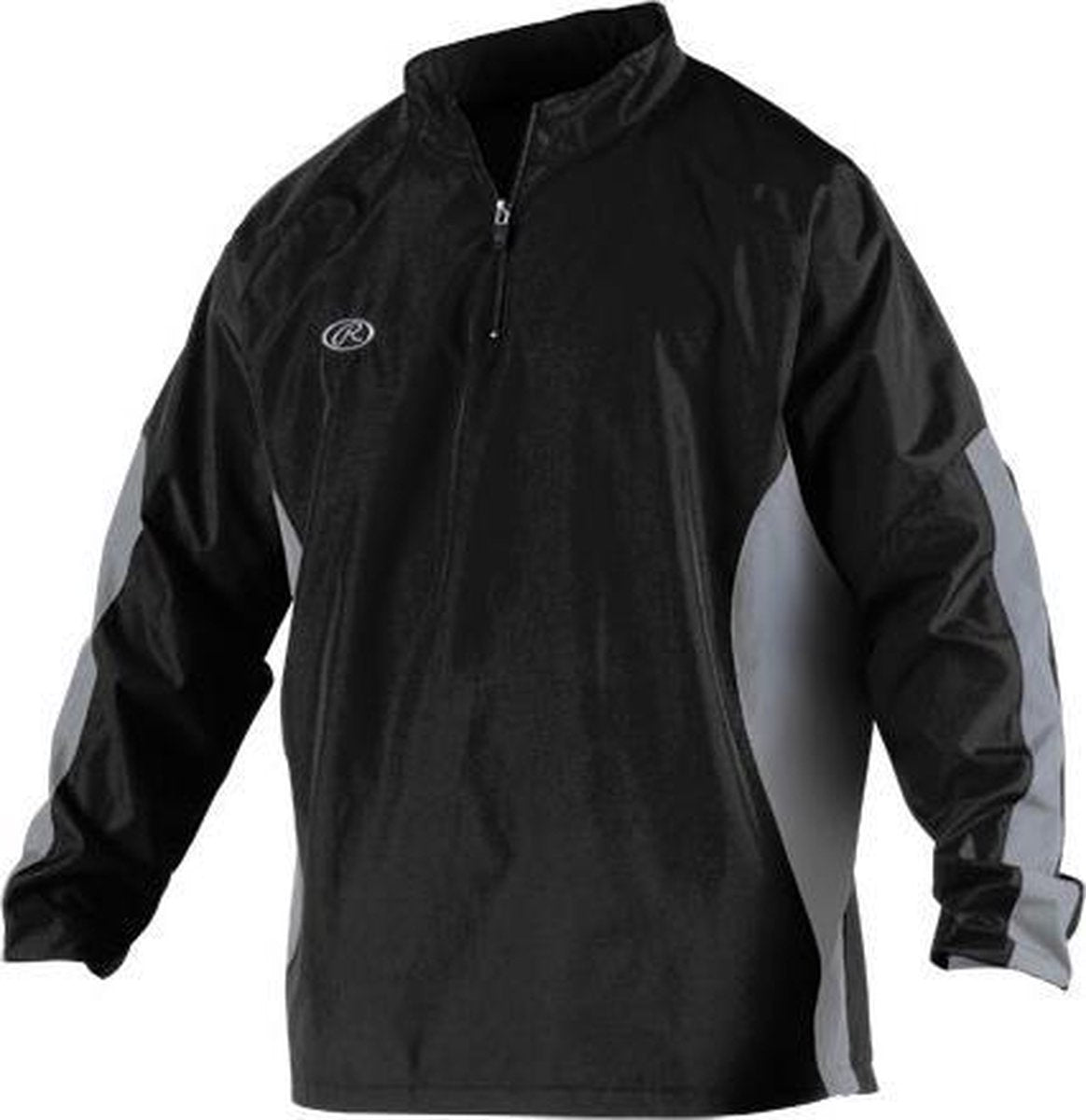 Rawlings Honkbal Quarter-Zipped Pullover Jack - Zwart - Volwassenen - Small