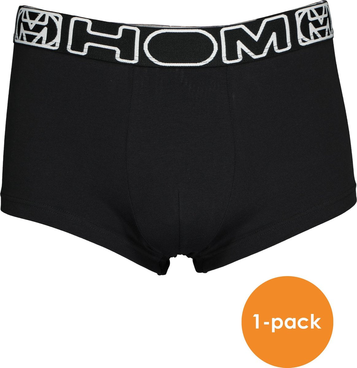 HOM Bertrand trunk (1-pack) - heren boxer kort - zwart -  Maat: XL
