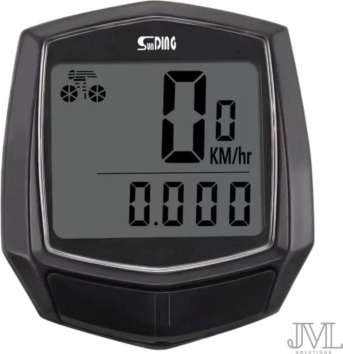 JML Fietscomputer -  15 functies - Groot Scherm -  Fiets Computer -  Waterdicht