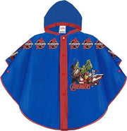Perletti Regenponcho Avengers Jongens Eva Blauw 3-6 Jaar