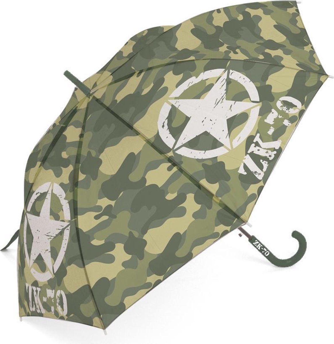 Arditex Kinderparaplu Legerprint Jongens 103 Cm Polyester Groen