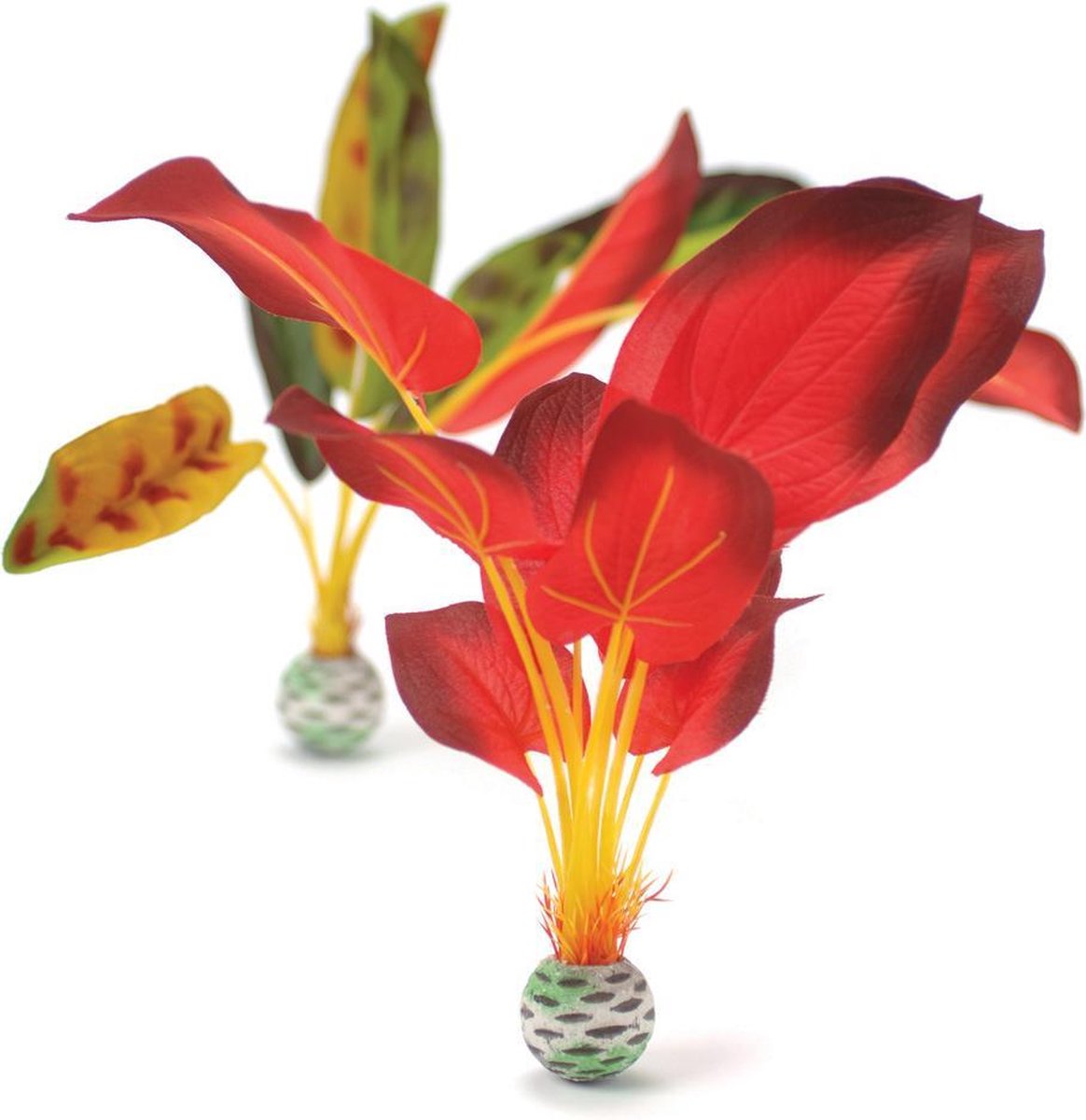biOrb Zijden Planten - Aquarium Plant - Large - Rood/Groen