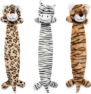 Dog toy dux plushzebra 53cm black/white
