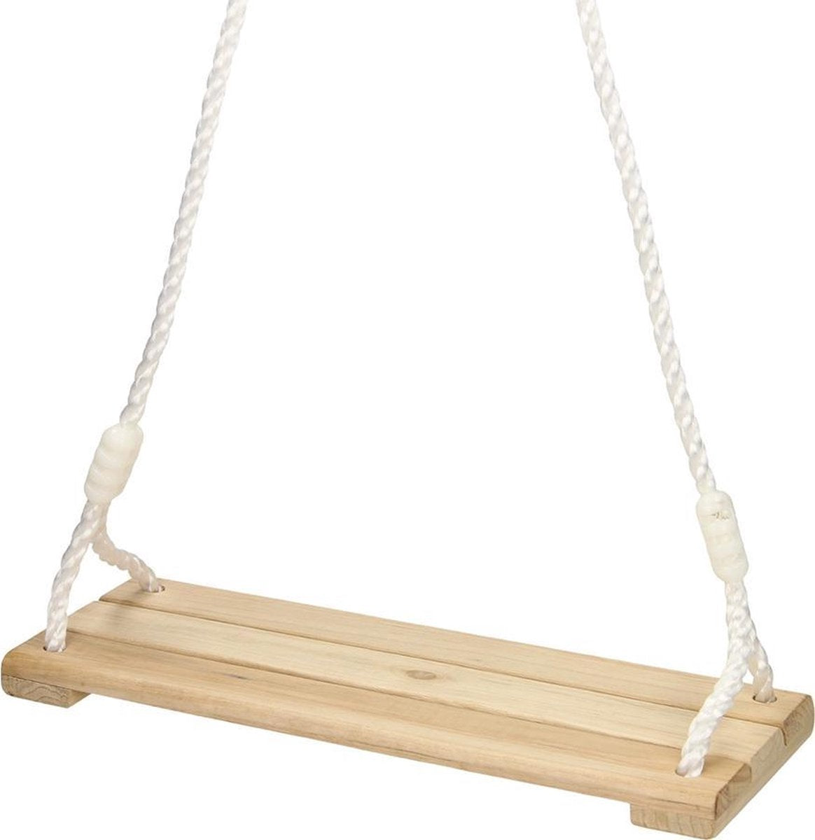 Playfun Houten Schommelzitje Wit 40 X 14 Cm