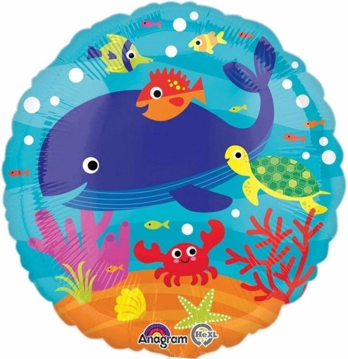 Helium ballon zeedieren 43 cm