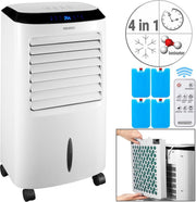 Somultishop 4 in 1 Mobiele Aircooler - Wit -  ionisator - luchtbevochtiger - afstandsbediening