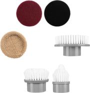 LURK® schrobber borstel en polijstschijf set - navulling 6st