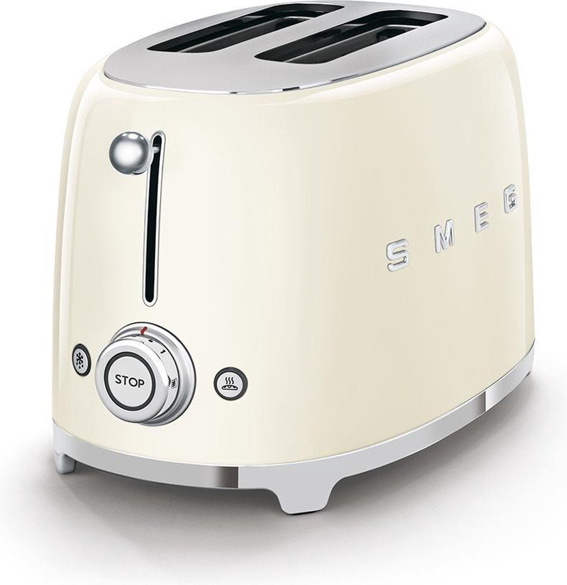 Smeg TSF01CREU - Broodrooster - Crème