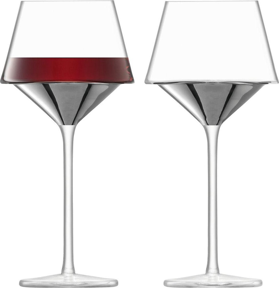 LSA Space Wijnglas - 445 ml - Set van 2 Stuks - Platina