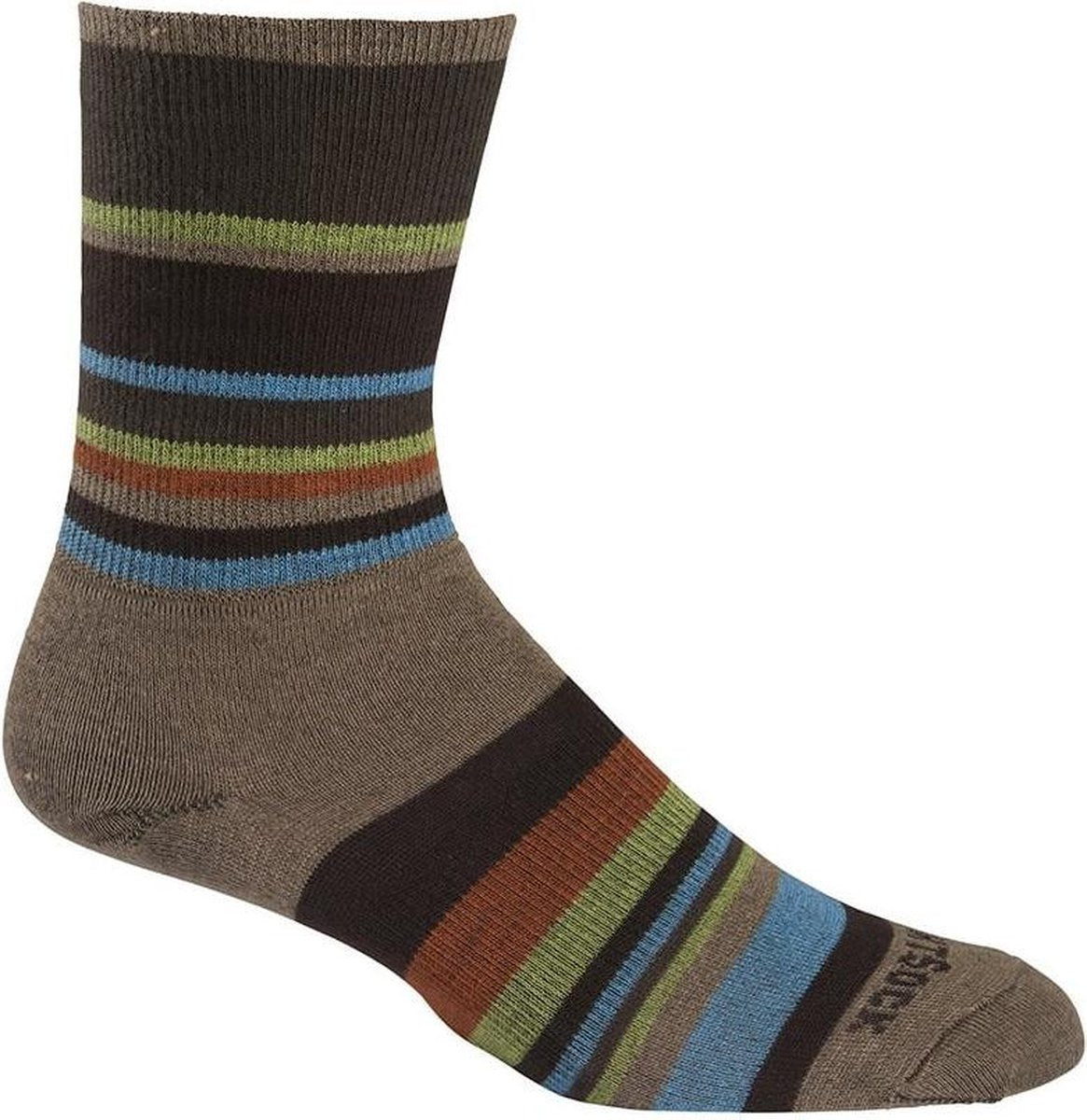 Wrightsock Stride Crew - Kaki - 37-41