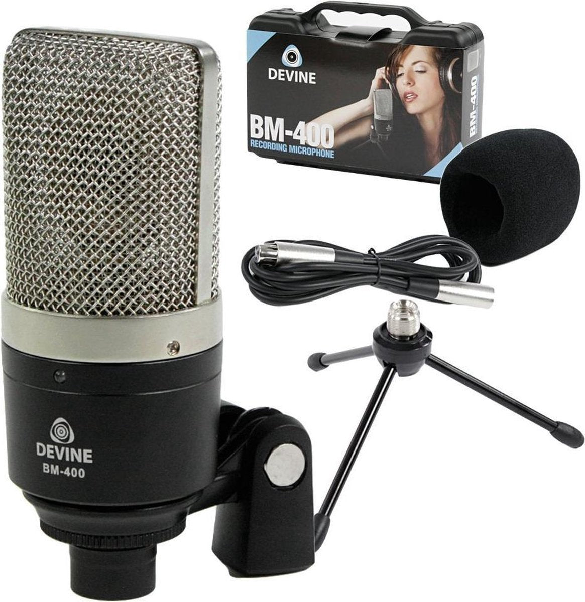 Devine BM-400 condensator studiomicrofoon