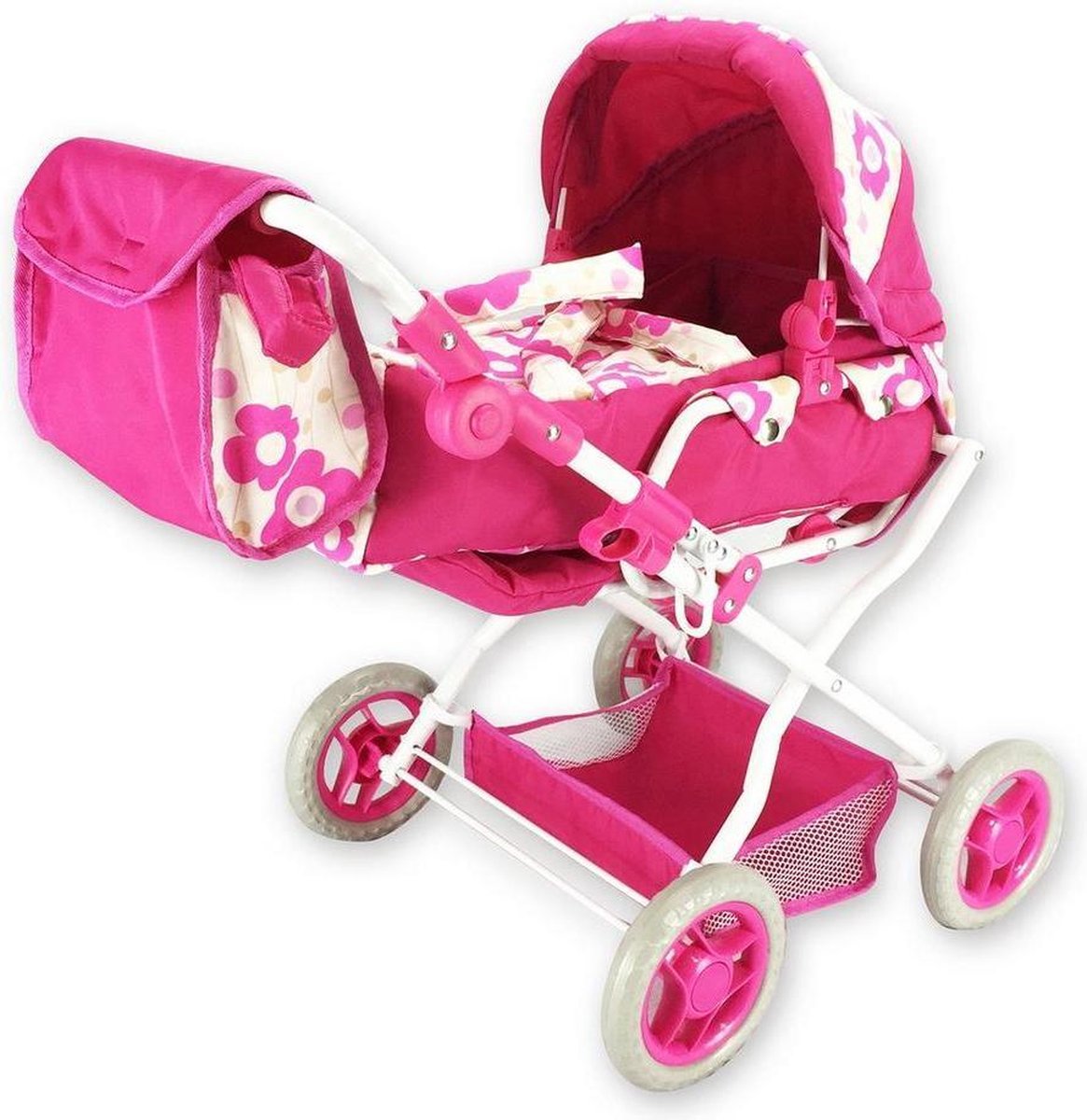 Amia poppenwagen met luiertas