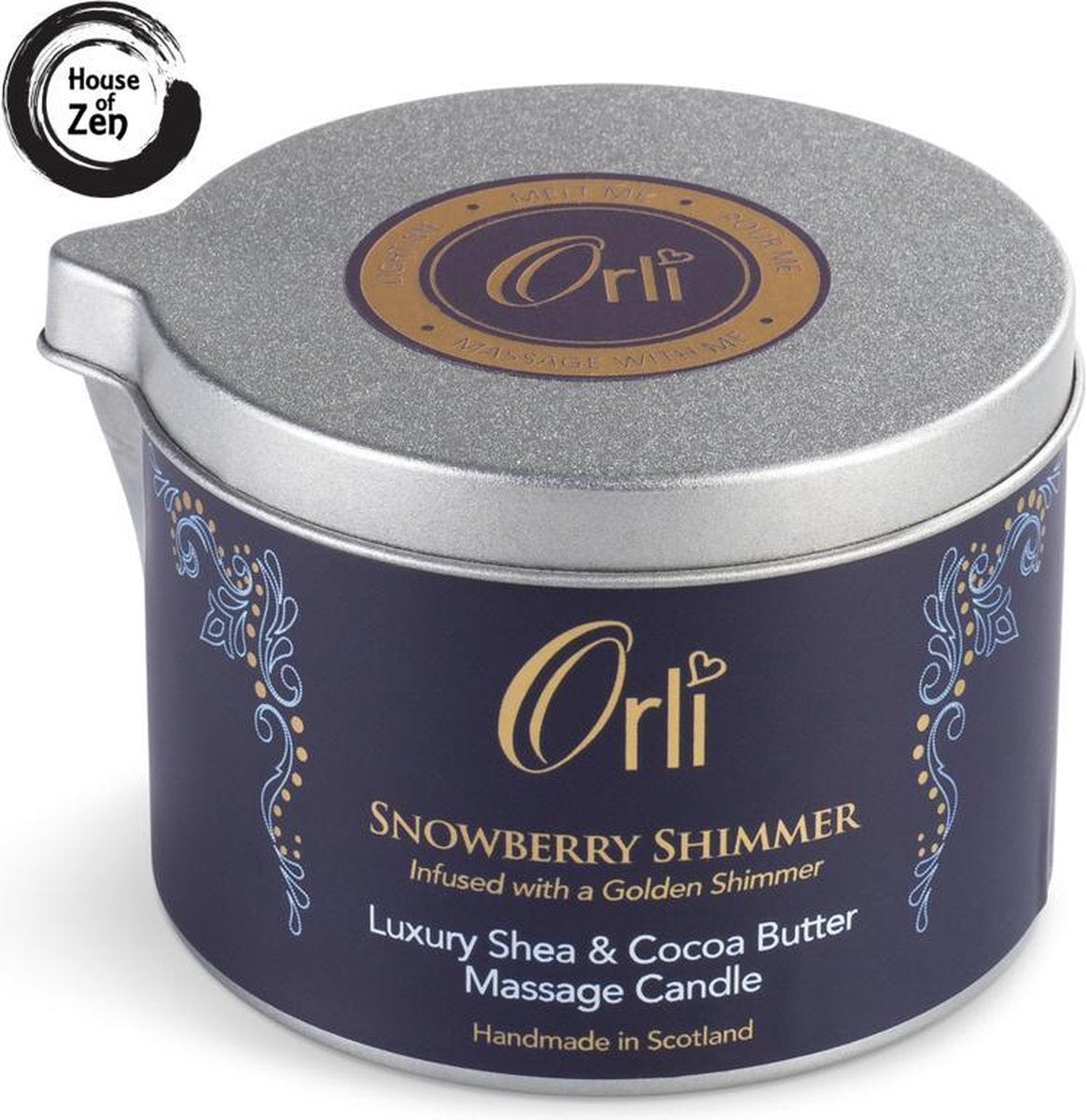 Vegan Massage Olie Snowberry Shimmer - biologisch en dierproefvrij