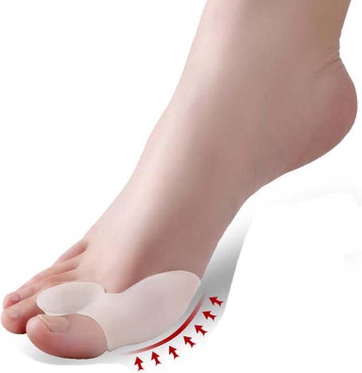 HMerch™ Grote teenspreider - Teencorrector - Teen - Hallux valgus - Tenencorrector - Teen ondersteuner - One-size - Teen gebroken