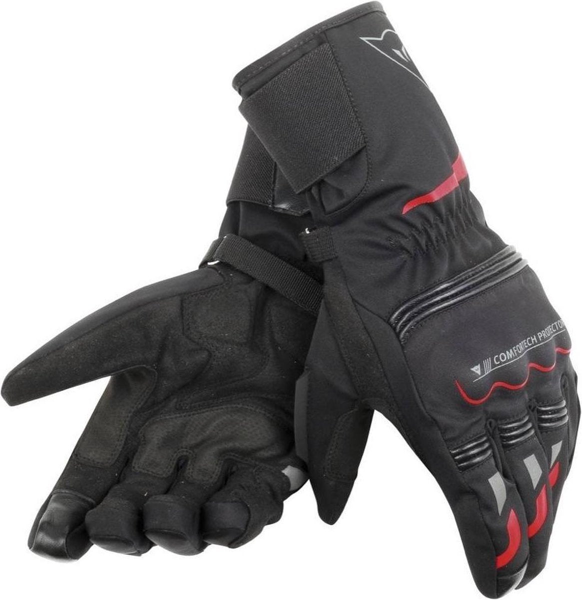 Dainese Tempest Unisex D-Dry Black Black Long Motorcycle Gloves XXS