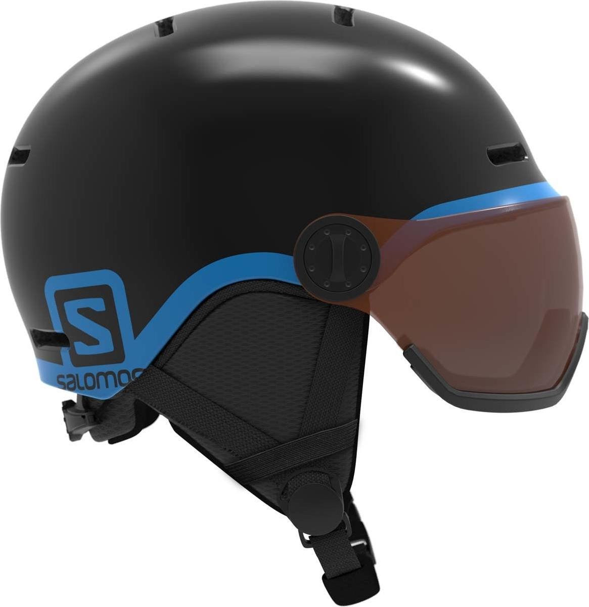 Salomon Grom Vizierhelm - Gemak - Verstelbaar -  Zwart - Medium