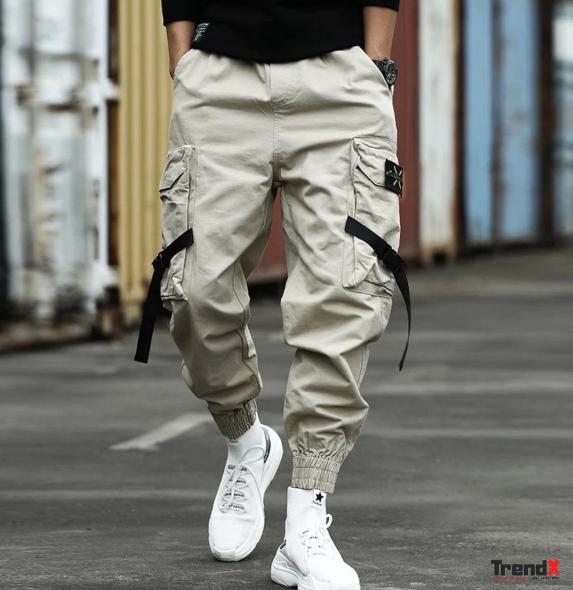 Casual broeken voor heren Cargobroeken Zomer Nieuwe herenmode jumpsuits M