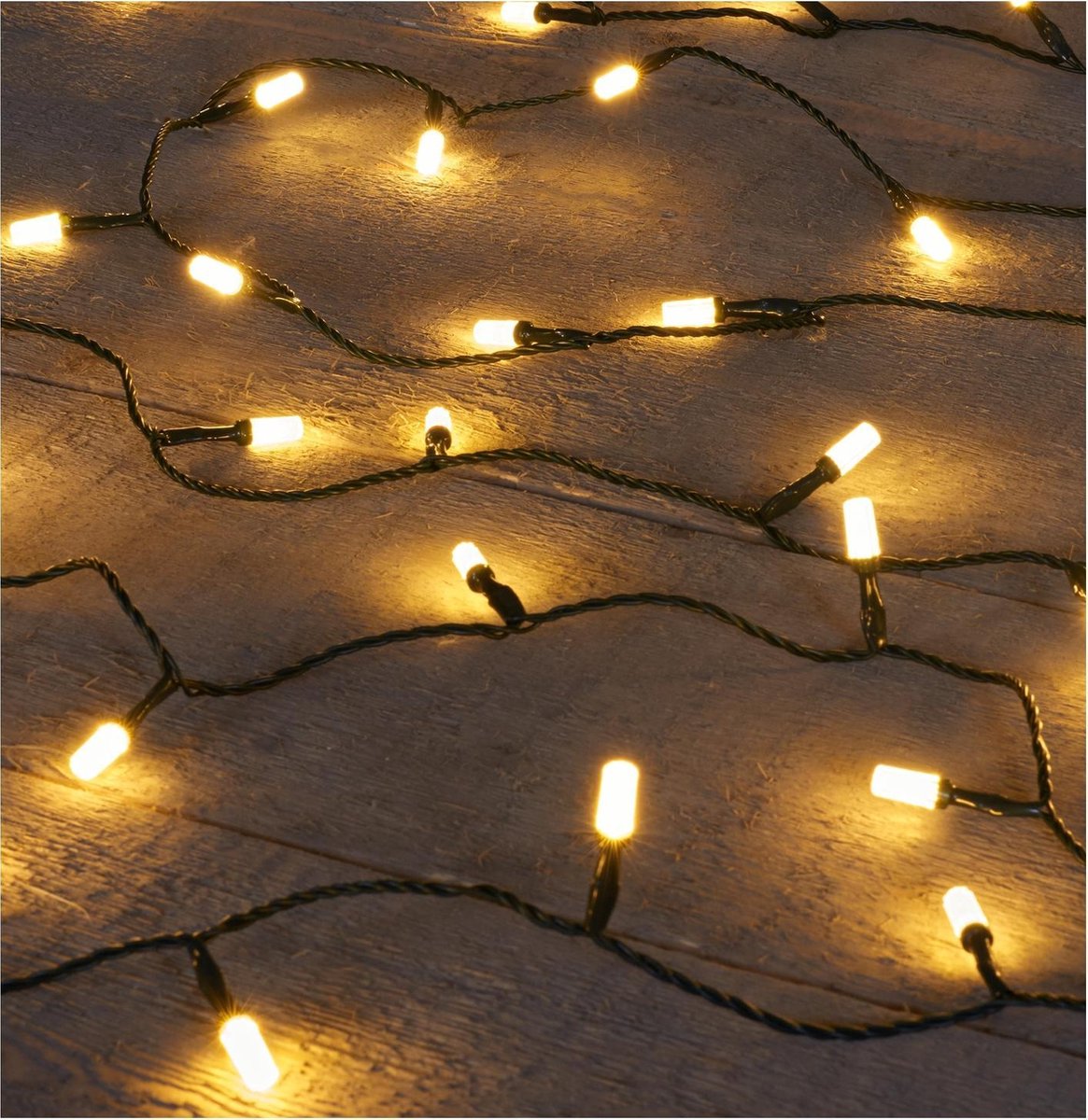 Kerstverlichting warm witte kleur 36m met LED-lampjes