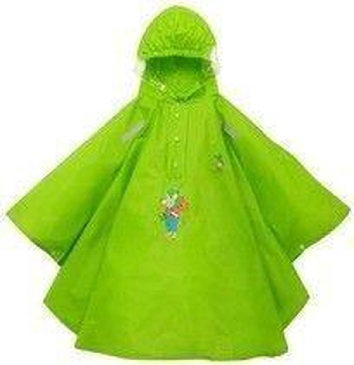 Willex Kikker Poncho Maat 116/122 - Groen (Cape)