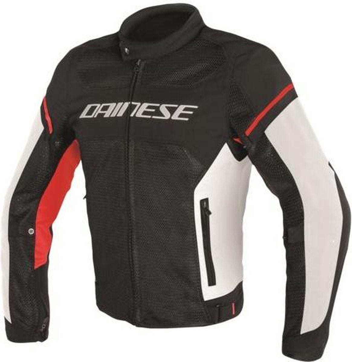 Dainese Air Frame D1 Black White Red Textile Motorcycle Jacket 44