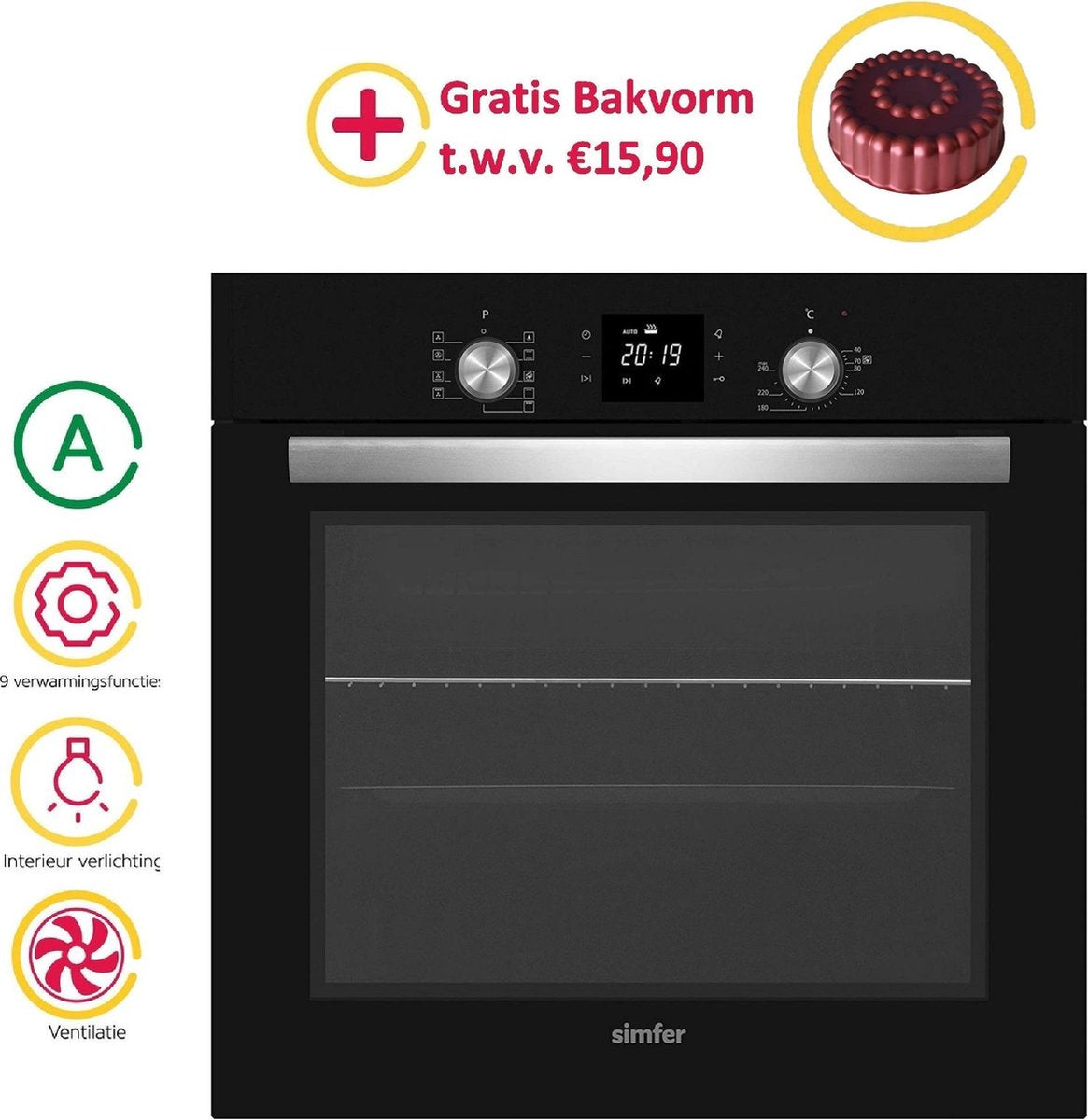 SIMFER SMF-BO6813 Inbouw oven