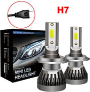 H7 Led lamp (set 2 stuks) 6000k Helder Wit 14000LM IP68 90 Watt Geschikt voor