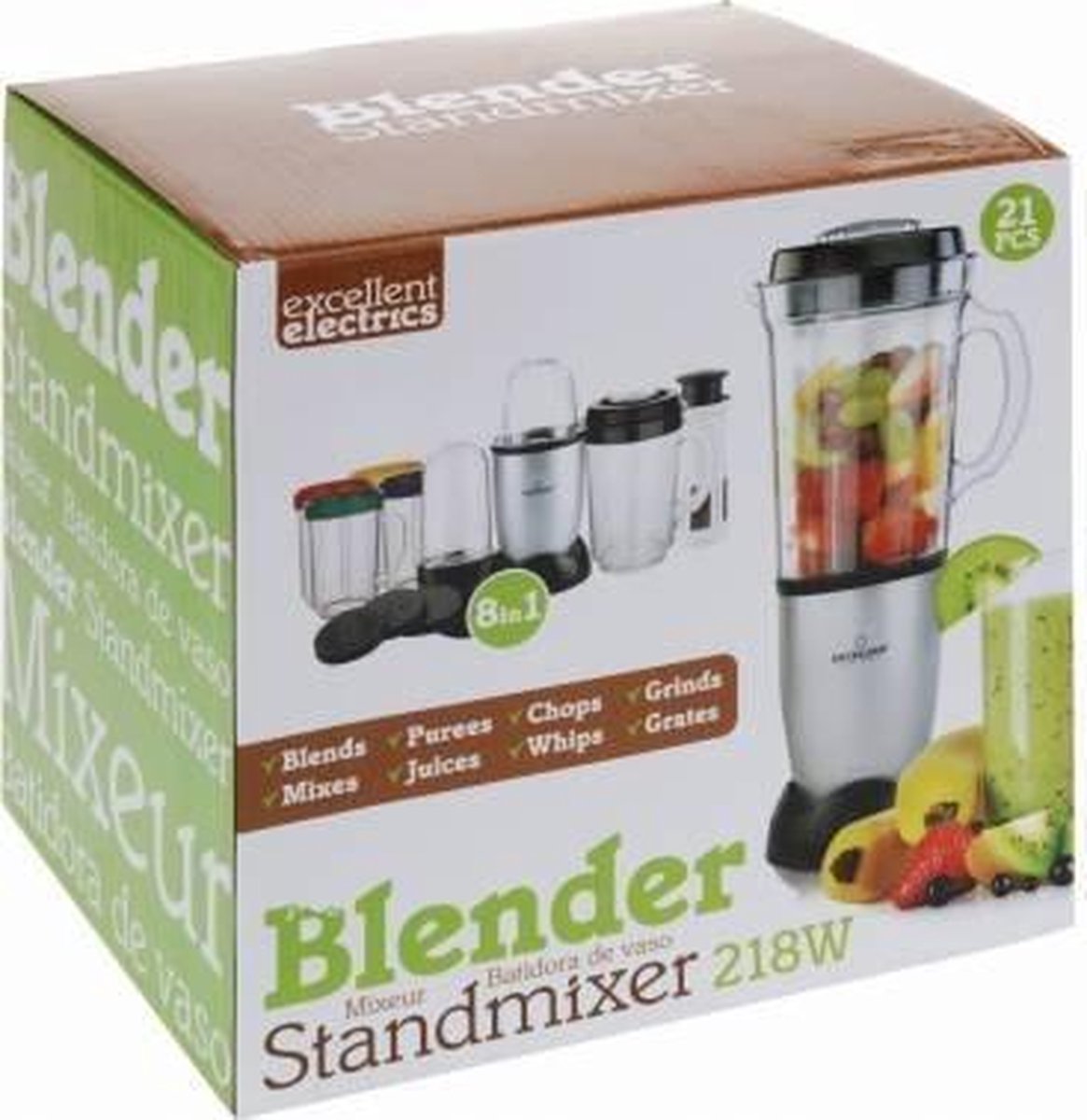 Blender / Standmixer 8-in-1 (21-dlg)
