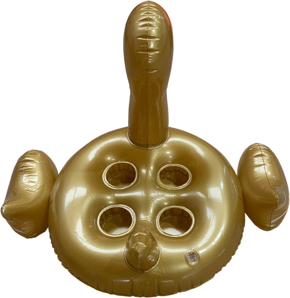 Opblaasbaar Drijvend Dienblad Flamingo Goud 65x55x45cm