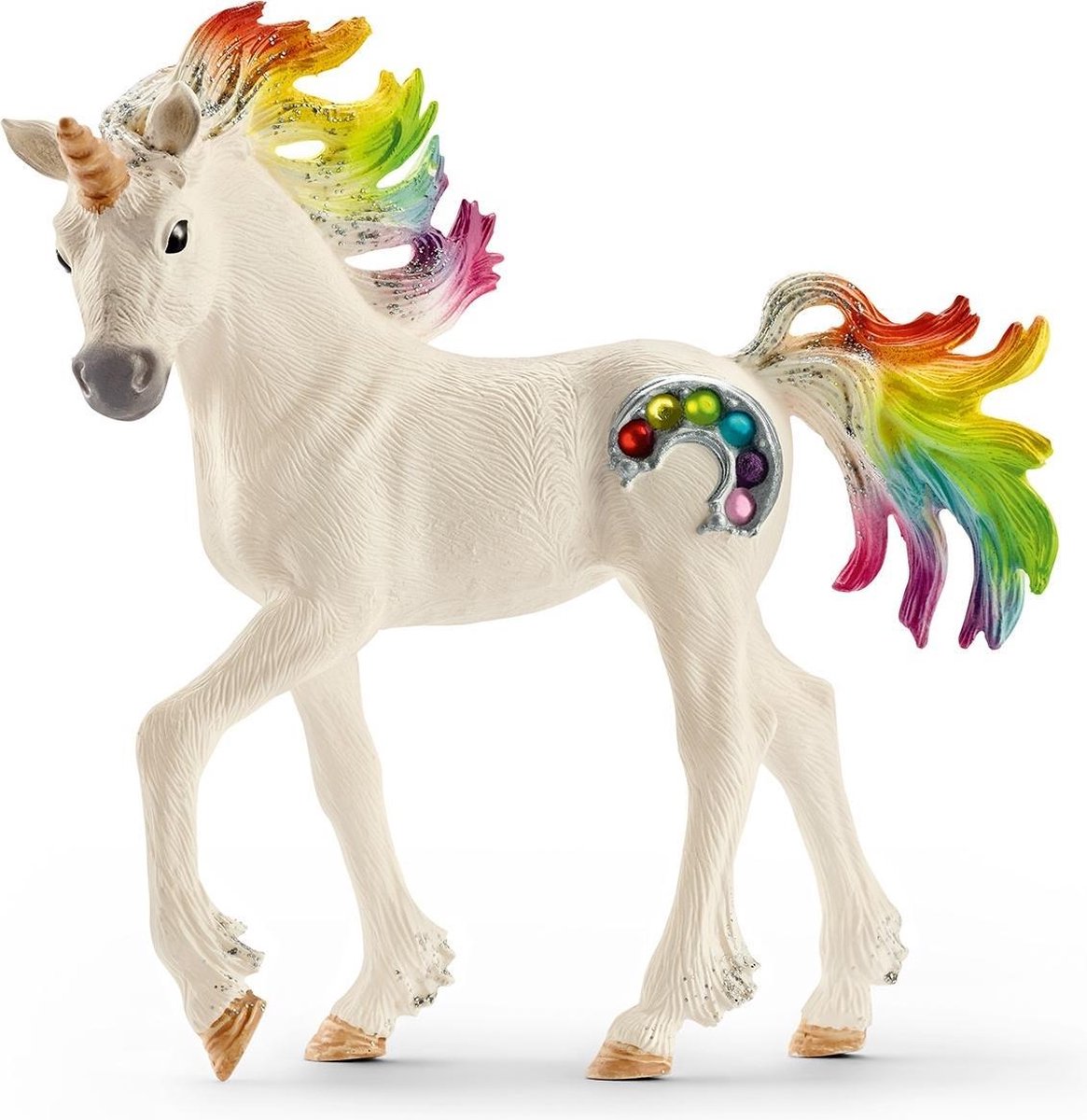 Schleich Regenboog eenhoorn veulen 70525 - Speelfiguur - Bayala - 9 x 6 x 16 cm