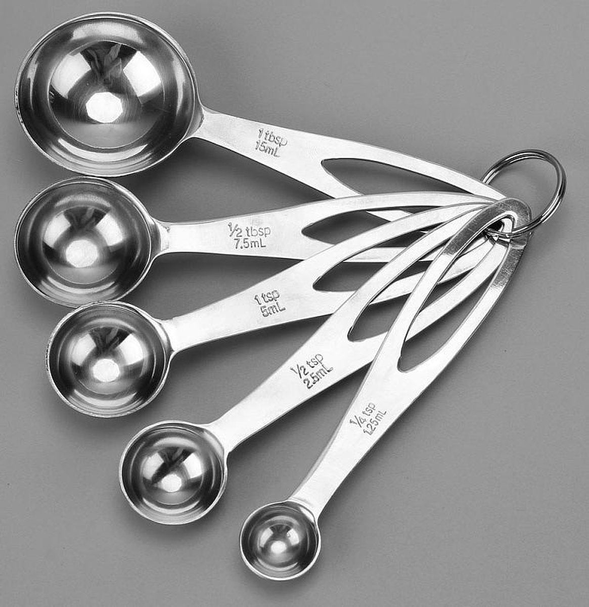 BukkitBow - Premium Maatlepel Set - RVS Maatlepels 5-Delig