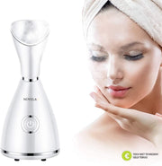 Gezichtssauna Deluxe - Gezichtsstomer - Gezichtsreiniger - Verfijnt Poriën - Huid Reiniging - Ionen Technologie – Mee-eters – Welness – Stoom – Acne – Sauna – Gezicht verzorging – Stoomapparaat – Huidreiniging – Onzuivere Huid – Reinigen– Verkoudheid