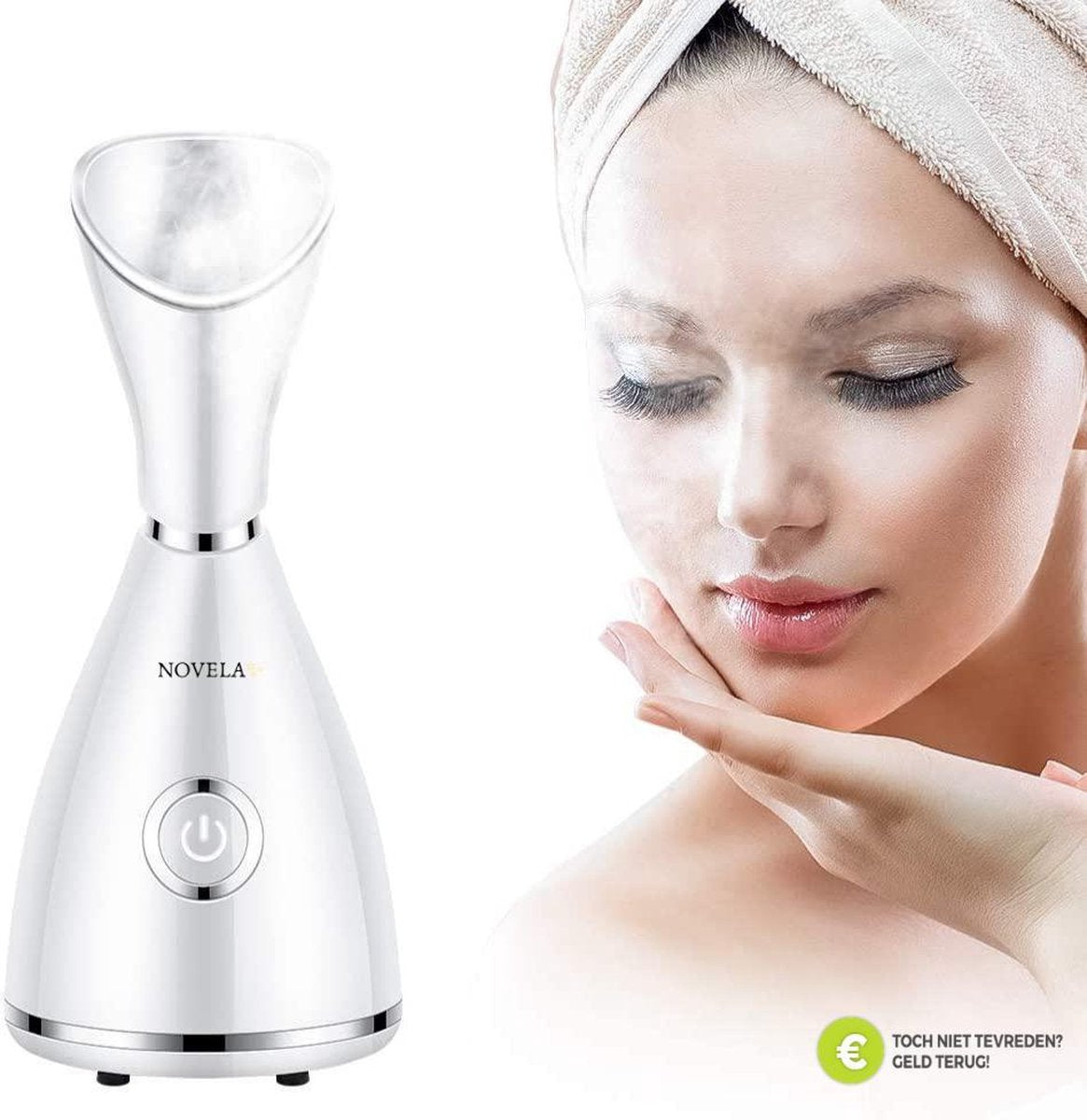 Gezichtssauna Deluxe - Gezichtsstomer - Gezichtsreiniger - Verfijnt Poriën - Huid Reiniging - Ionen Technologie – Mee-eters – Welness – Stoom – Acne – Sauna – Gezicht verzorging – Stoomapparaat – Huidreiniging – Onzuivere Huid – Reinigen– Verkoudheid