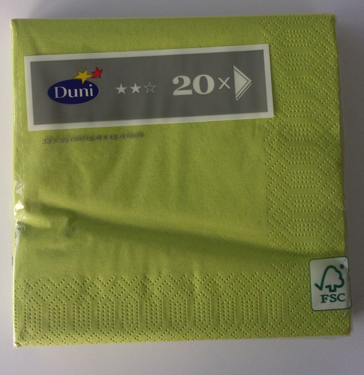 Servetten Duni Kiwi - 33 x 33 cm