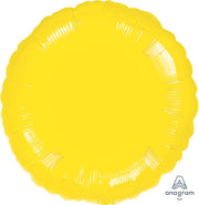 Anagram Folieballon Cirkel 46 Cm Geel