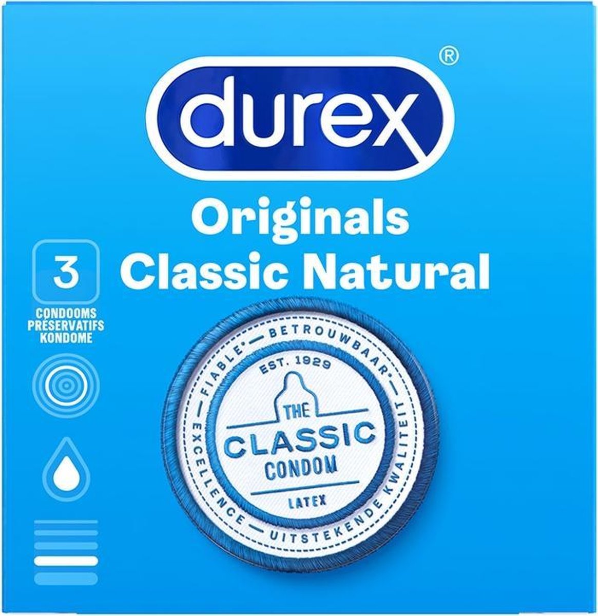 Originals Classic Natural - 3 condoms