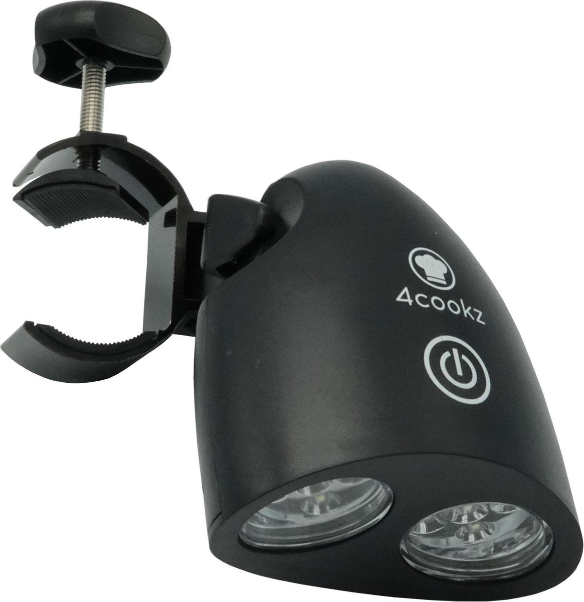 4cookz® BBQ LED lamp met klem - voor BBQ's zonder staal zoals Kamado