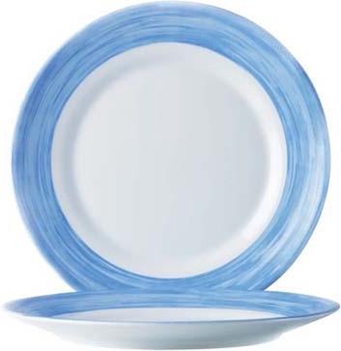 Brush Dinerbord - Blauw - Ø 23