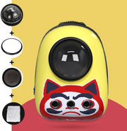 TBG Kat Rugzak Kat Carrier Vet Kat Tas Ademend Transport Reistas Hond Ruimte Capsule Huisdier Capsule Astronaut Rugzak Voor HuisdierenPeking Opera