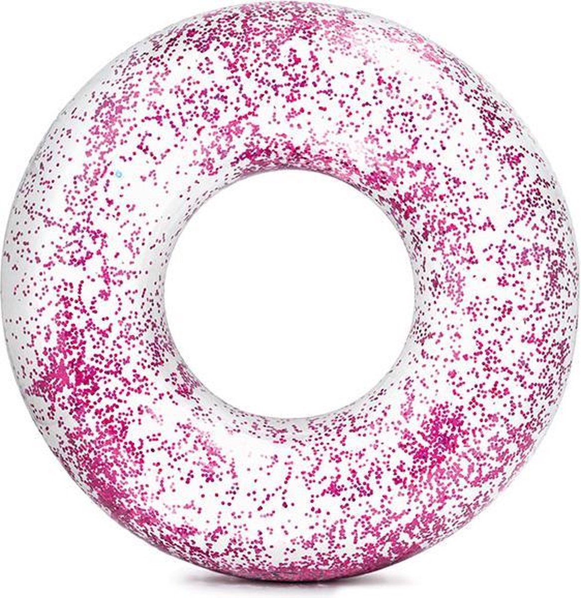Intex Zwemring Glitter 107cm Roze | opblaasband | grote zwemband