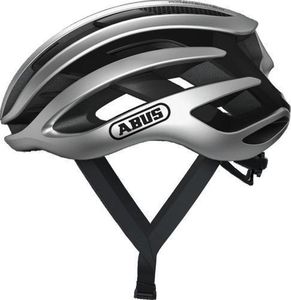 Abus AirBreaker Fietshelm - Maat  M (52-58 cm) - gleam silver