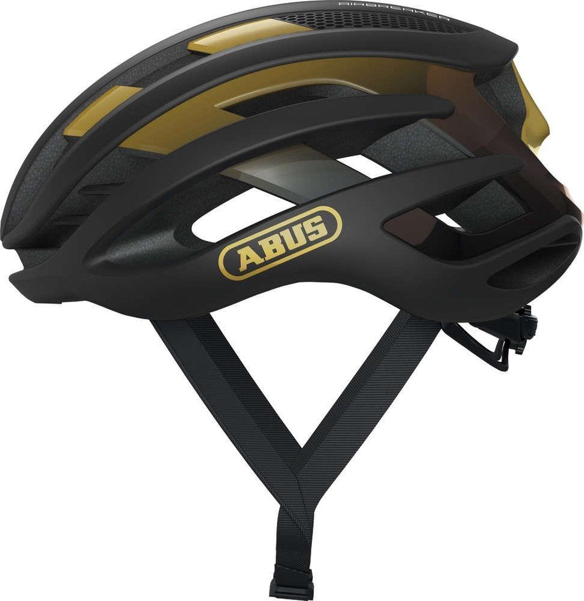 Abus AirBreaker Fietshelm - Maat  L (59-61  cm) - black gold