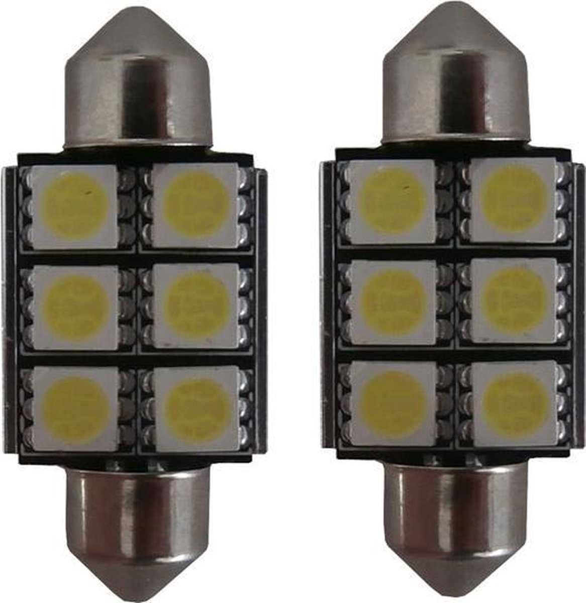 6 SMD Canbus LED binnenverlichting 36mm C5W