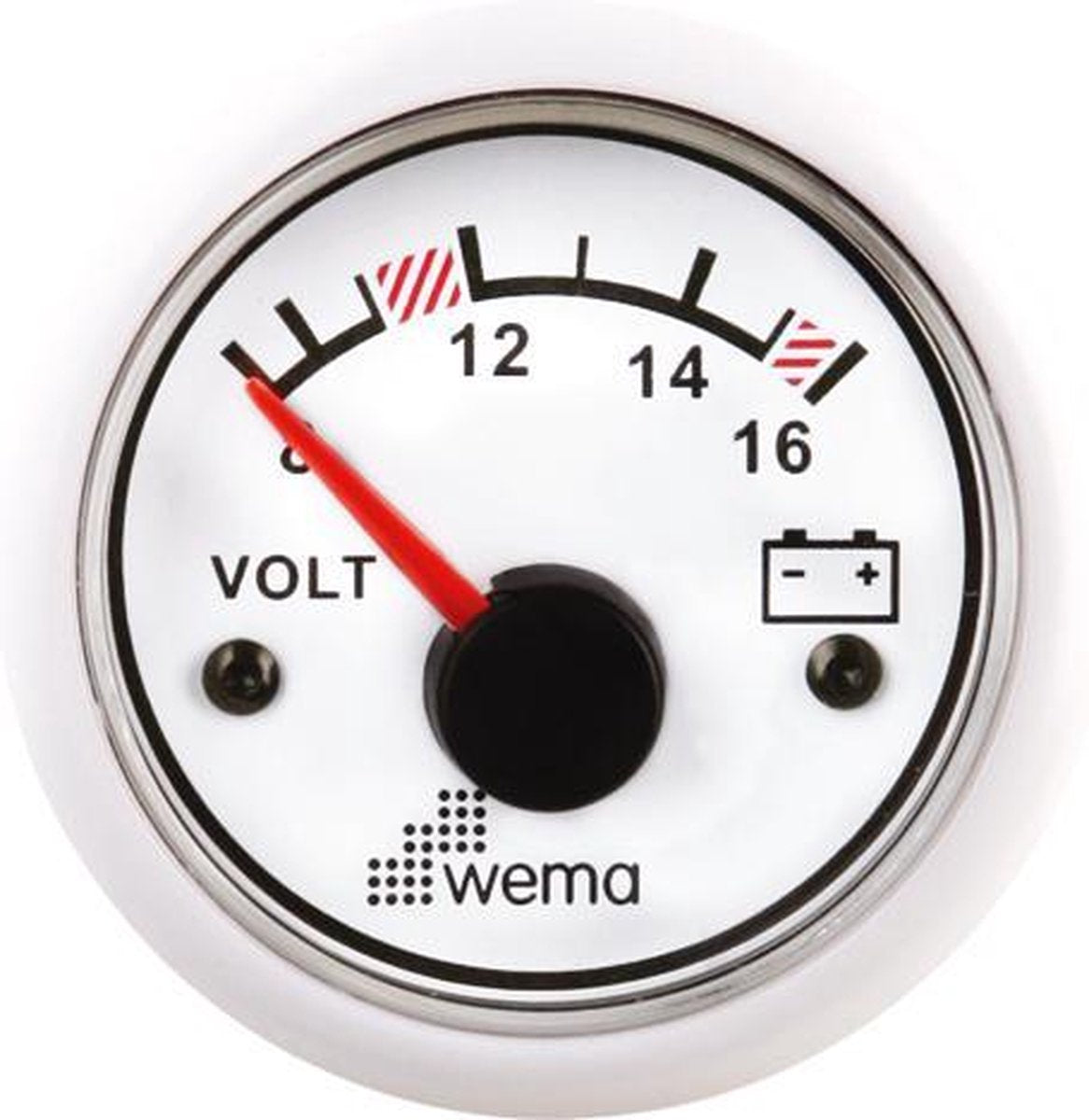 WEMA AANWIJS INSTR. WIT VOLT 12V