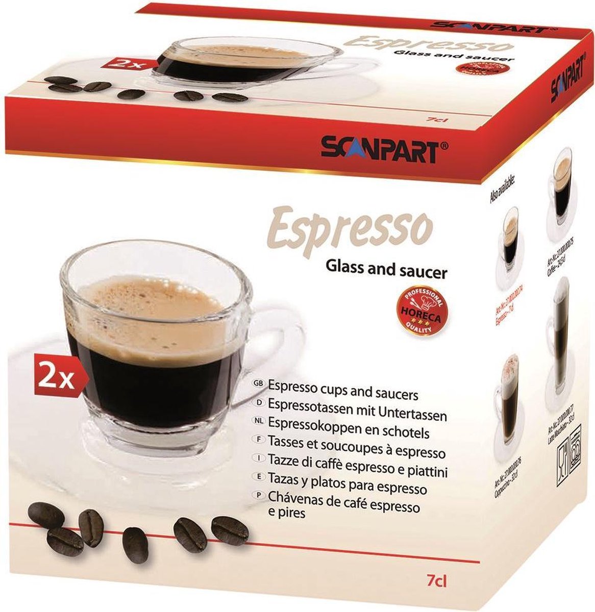 Espresso Kop en schotel