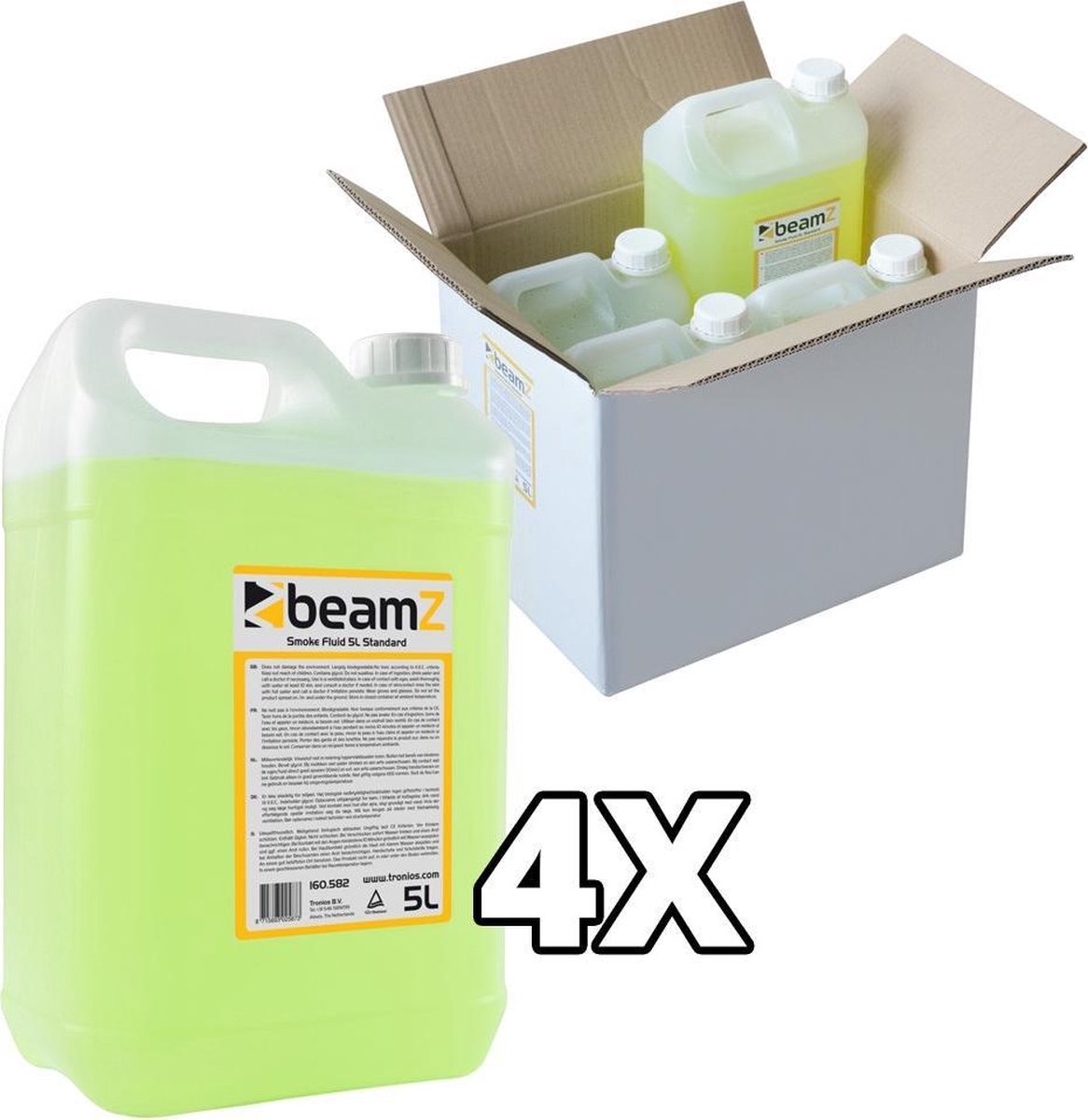 Rookvloeistof - BeamZ rookvloeistof - Standaard - 20 liter (4x 5 liter)
