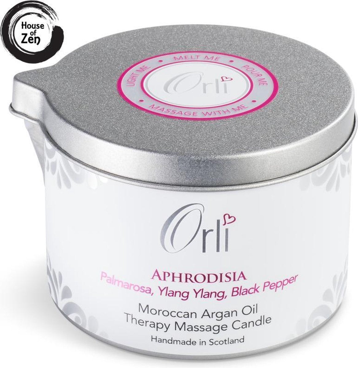 Vegan Massageolie Aromatherapie Aphrodisia- biologisch en dierproefvrij