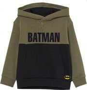Batman sweater - hoodie - zwart - groen - Maat 104 / 4 jaar